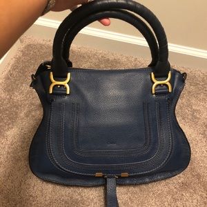 ⭐️SOLD⭐️ Chloe Medium Marcie in Royal Navy